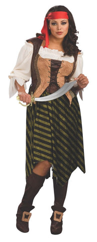 Pirate Wench Deluxe-Adult Plus