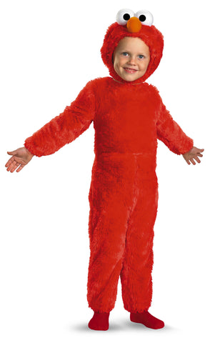 Sesame Street Elmo Comfy Fur Jumpsuit-Child Costume - ExperienceCostumes.com
