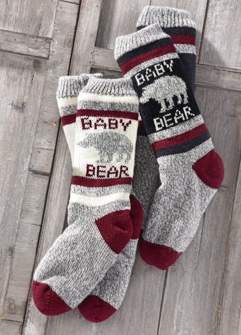 Baby Bear Sherpa Slipper Socks