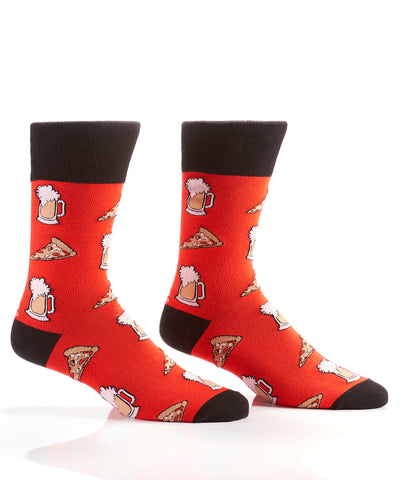 Silly Socks Beer & Pizza-Mens