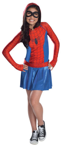 Spider-Girl Hooded Dress Child Costume