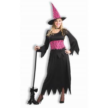 Lacy Pink Witch-Adult