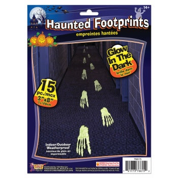 Haunted Glow in Dark Footprints
