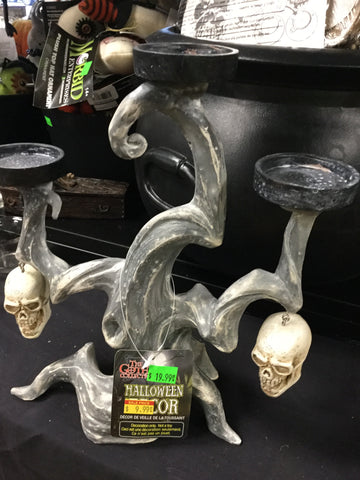 Skull Candle Holder - 3 Candles