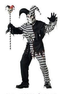 Evil Jester-Adult Costume