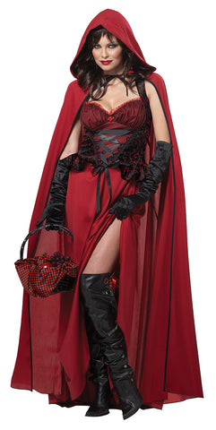 Dark Red Riding Hood-Adult Costume