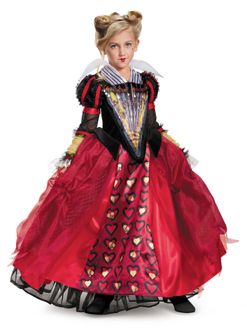 Alice Through the Looking Glass-Red Queen Deluxe Child Costume - ExperienceCostumes.com
