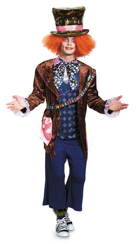 Alice Through the Looking Glass Mad Hatter Deluxe-Adult Costume - ExperienceCostumes.com