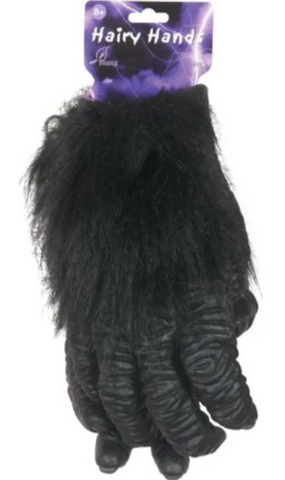 Deluxe Hairy Hands-Adult Costume Accessory