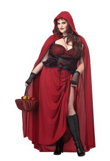 Dark Red Riding Hood-Adult Plus