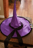 Satin Witch Hat-Adult Costume Accessory