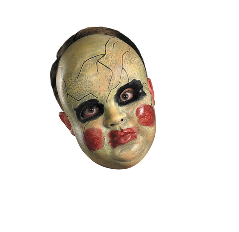 Smeary Doll Face Mask-Adult - ExperienceCostumes.com