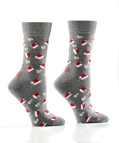 Silly Socks Santa Hats-Womens