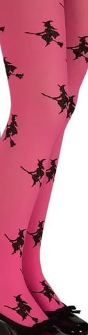 Witch Tights in Pink-Child