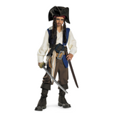 Pirates of the Caribbean Captain Jack Sparrow Deluxe-Child Costume - ExperienceCostumes.com