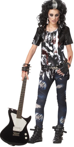 Rocked Out Zombie-Juniors Costume