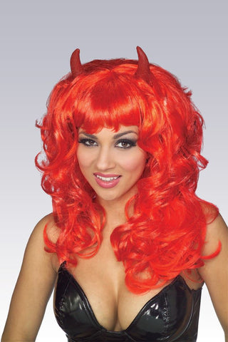 Fabulous Devil Wig with Horns
