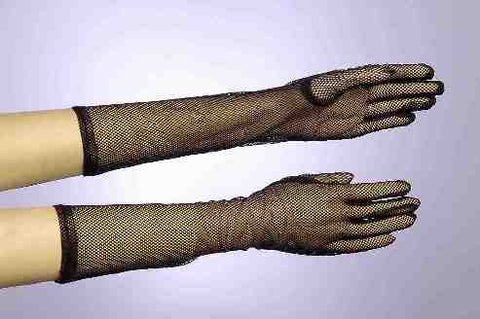 Fishnet Gloves-Black