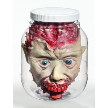 Head in Lab Jar