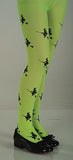 Witch Tights in Lime Green-Child