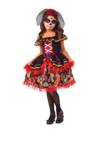 Day of the Dead Girl-Child Costume