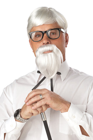 The Colonel Wig and Moustache-Adult