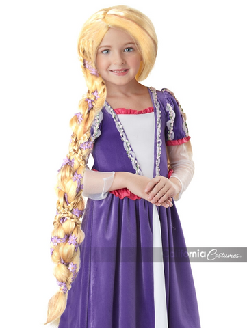 Rapunzel Wig-Child - ExperienceCostumes.com