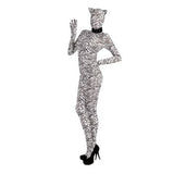 Skin Suit White Tiger-Adult