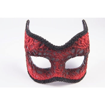 Red Lace Mask-Adult