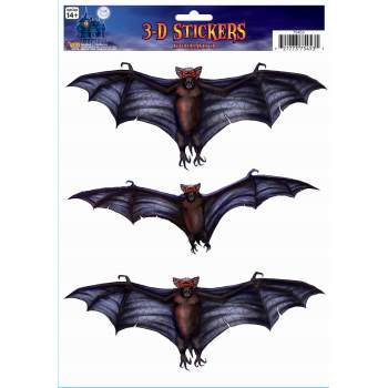 Window Cling-3D Bats