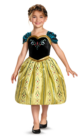 Frozen Anna Coronation Gown-Child Costume - ExperienceCostumes.com