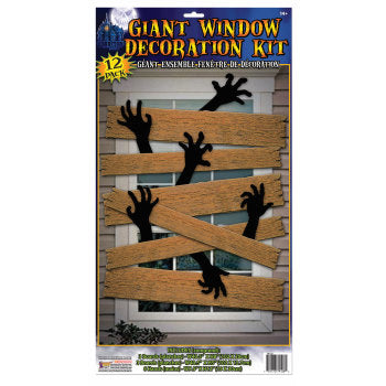 Window Cling-Boarded Up Window