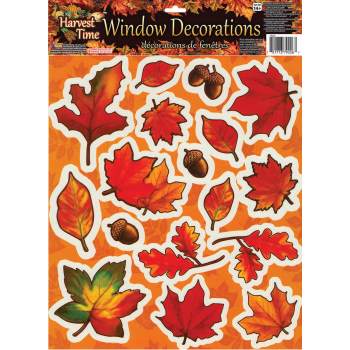 Window Clings-Harvest Leaves