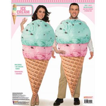 ice cream cone fancy dress Adult Ice Cream Cone Costume