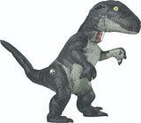 Inflatable Velociraptor Blue-Adult Costume