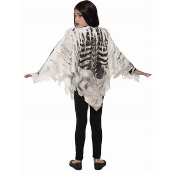 Skeleton Poncho-Child Costume