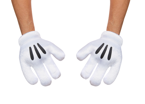 Mickey Mouse Gloves-Adult - ExperienceCostumes.com