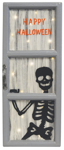 Window with Skeleton