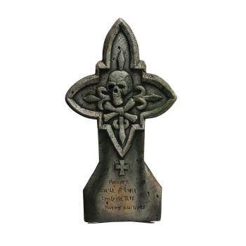 Tombstone-Celtic Cross Skull