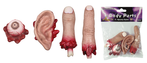 Severed Finger, Ear, Eyeball & Thumb