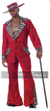 Pimp in Red-Adult Costume