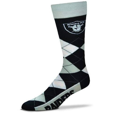 Oakland Raiders Argyle Socks