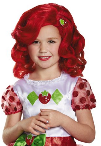 Strawberry Shortcake Deluxe Wig-Child Costume Accessory