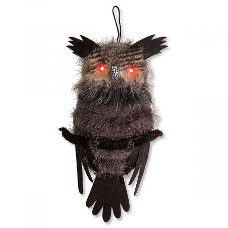 Hairy Owl w/LED Eyes