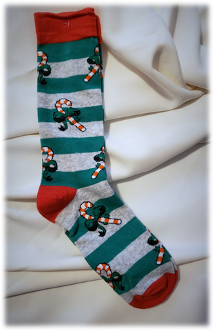 Candy Cane Men's Crew Socks