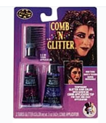 Comb & Glitter-Fushia Gold