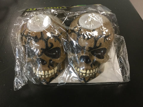 Tattooed Skull Tealight