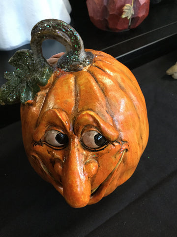 Resin Pumpkin Face