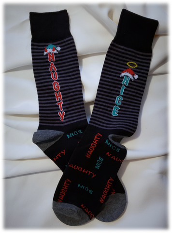 Naughty or Nice Men's Crew Socks